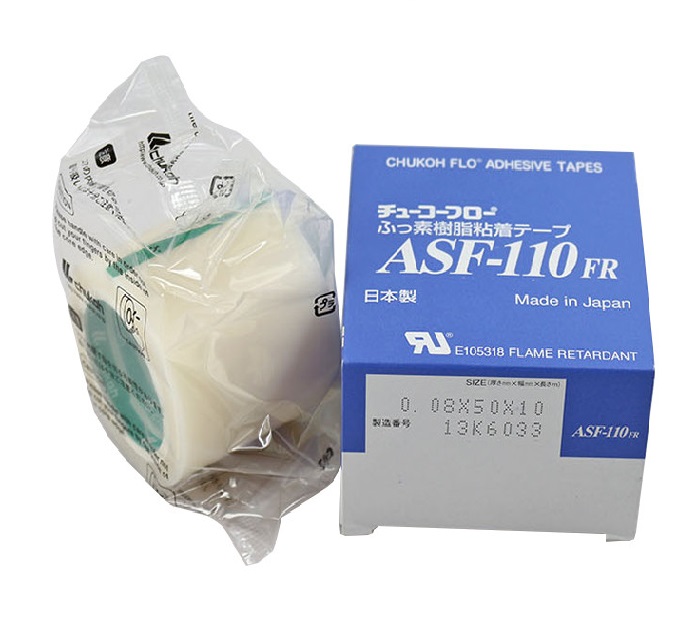 Băng Keo Chịu Nhiệt PTFE Teflon Chukoh ASF-110FR, 0.08mmx50mm